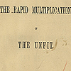 Title page from Martin’s The rapid multiplication of the unfit.
