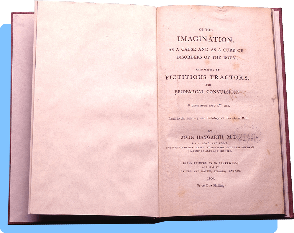 A book open to a title page