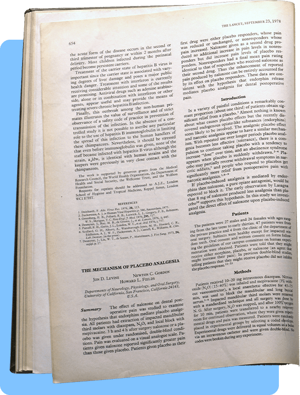 A page of text