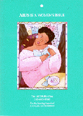 A teal color poster with a slightly abstract illustration of a seated woman reading a book.