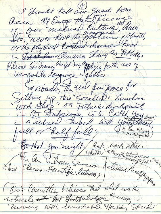 Page with handwritten text.