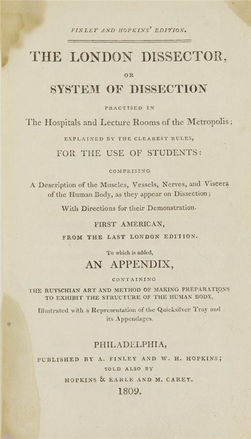 Title page of a book.