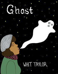 Drawing of a ghost billowing from an African American woman’s mouth 