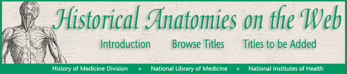 Anatomies historiques sur la carte Web