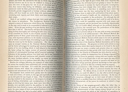 A page of text in a book 