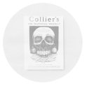 The cover of Collier's The National Weekly featuring a skull on the cover.