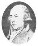 Head and shoulders, left pose, in oval of John Adams.