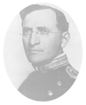 Joseph Goldberger, head and shoulders, left pose, full face; wearing uniform.