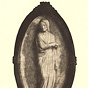 Picture of a statue depicting a White woman in Classical dress.