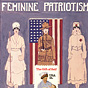 Three White women, dressed as worker, soldier, and nurse stand and look at viewer.