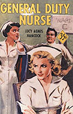 A White female nurse scowls, while another White female nurse swoons at a White male support staff.