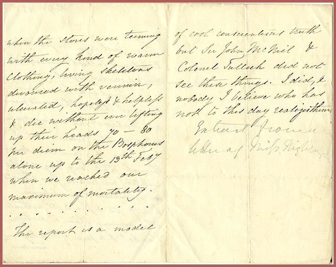 back of letter from 1855