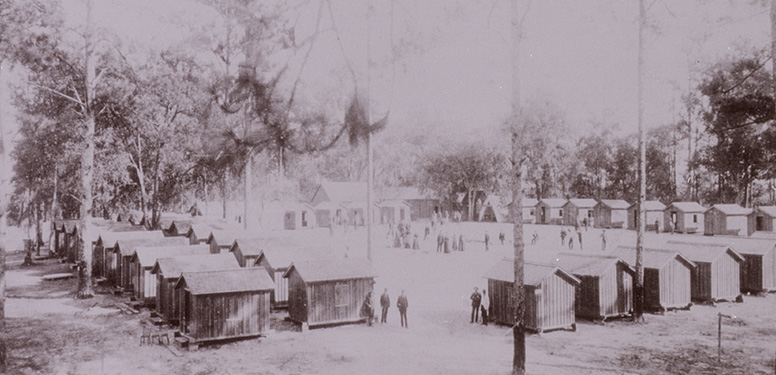 Photo of encampment