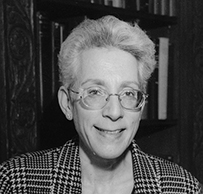 Dr. Roz Diane Lasker, a White female in a suit jacket smiling for her portrait.