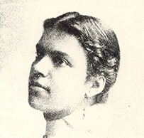 Dr. Lillie Rosa Minoka-Hill, a profile-view portrait of a female.