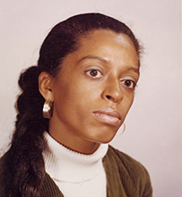 Dr. Barbara Ross-Lee, an African American female in a turtleneck posing for her portrait.