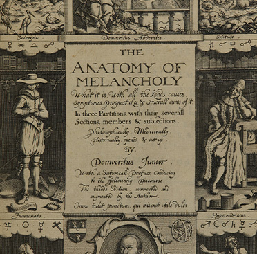 The printed title page of a book