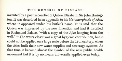 Page 37 of Henry E. Sigerist's book Civilization and Disease which discusses the importance of physical environment.