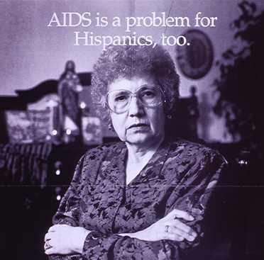 A portrait of an older Latina woman
