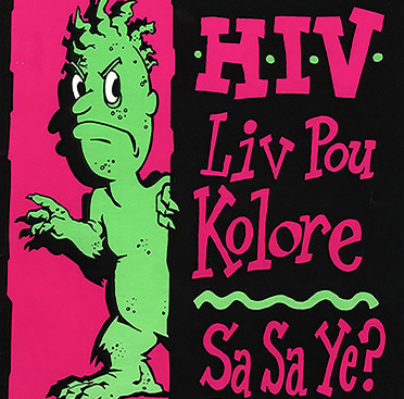 Libro de colorear ¿Qué es el VIH?, Brigada de Brooklyn para el Sida, 1987