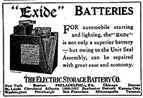 An advertisement with an image of a battery and text