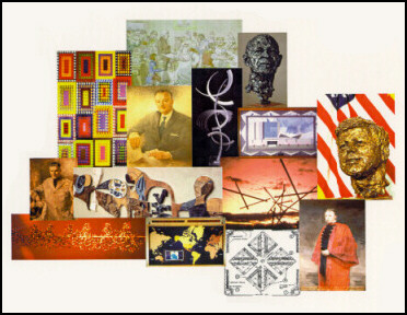 Collage of NLM Art