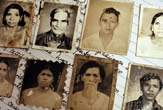 Portrait images of missing persons.