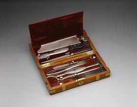 British postmortem instrument kit, London; Manufacturer: Coxeter & Co., about 1860