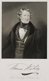 Thomas Wakley, M.D., about 1840