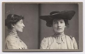 Bertillon card 20213 age 24, February 25, 1905