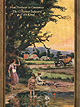 The color back cover of Rawleigh's almanac for 1926. It features a rural scene of a truck going by a pond where two girls and a small boy are at play.