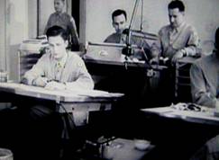 Still from Army Training Film, Army Animation Department