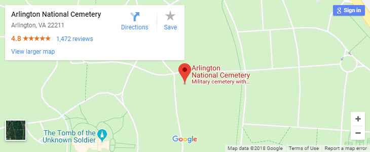 Directions to Arlington National Cemetery
