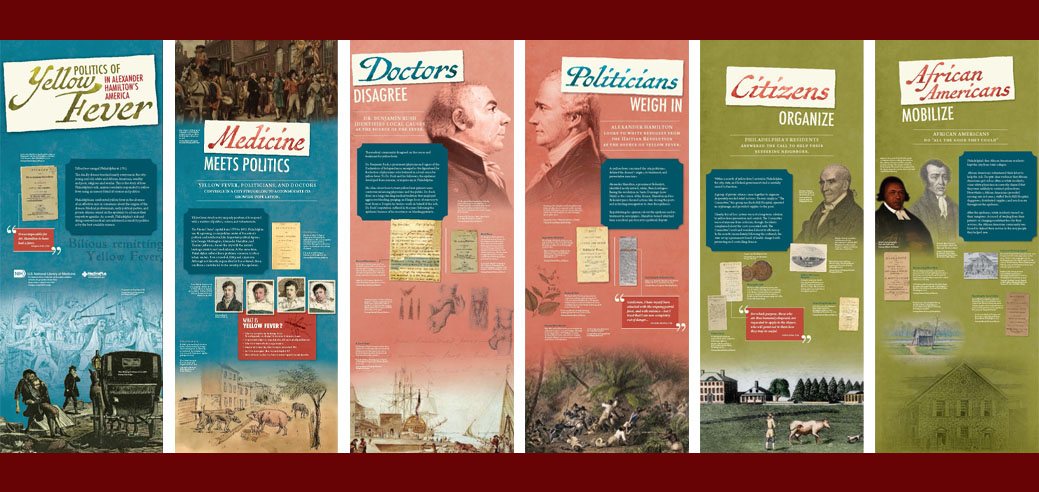 Politics of Yellow Fever in Alexander Hamilton's America Exhibition Banner