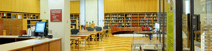 Photograph of History of Medicine Division Reading Room in Building 38.