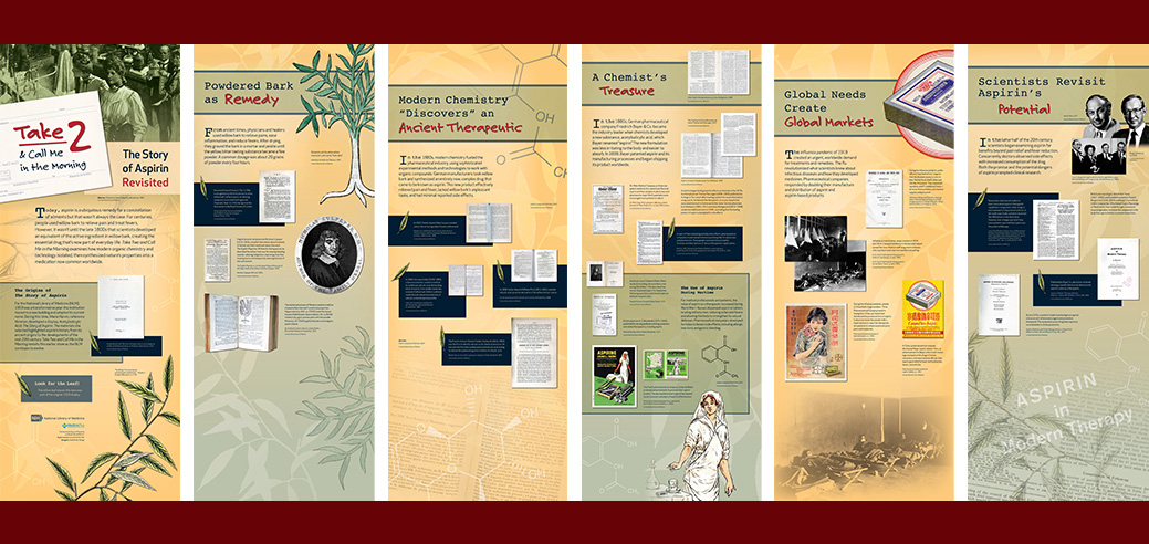 The Story of Aspirin Exhibition Banner