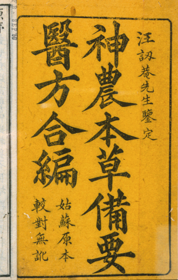 Page opening of a book with Chinese characters and drawings