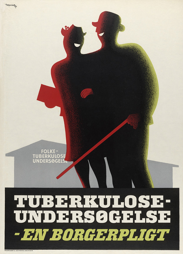 Danish poster warning against tuberculosis