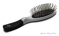 Fotografía de un cepillo para el cabello