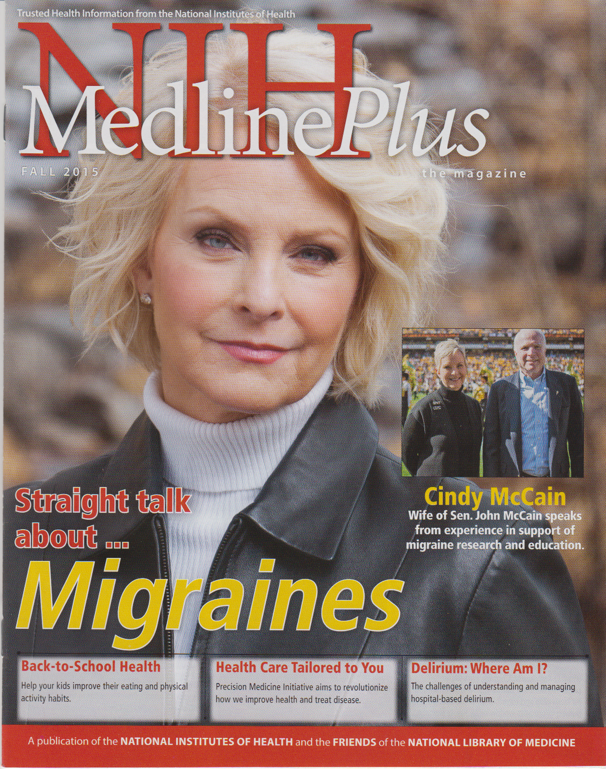 Cover of NIH MedlinePlus the Magazine Fall 2015 Issue