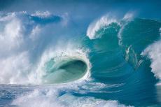 Fotografía de olas en el oceáno