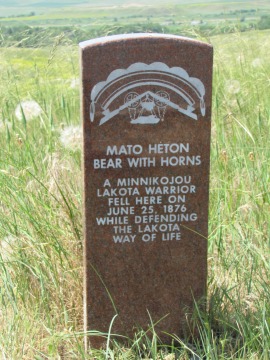 Little Bighorn Battlefield, Cheyenne Headstone