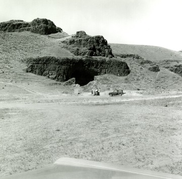 Marmes Rock Shelter Prior to Excavation