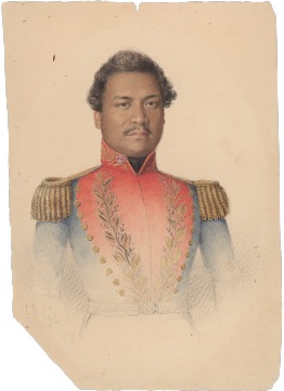 Portrait of King Kamehameha III of Hawai‘i in Military Uniform