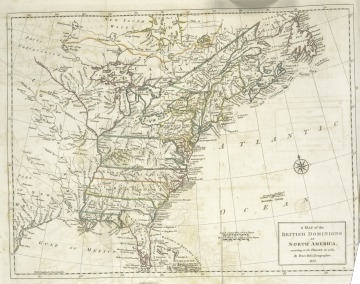 A Map of the British Dominions in North America, According to the Treaty in 1763