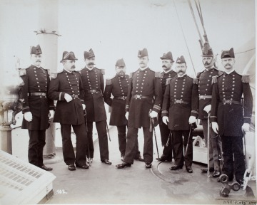 USS Pinta Naval officers