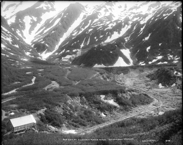 View of Silver Bow Placer Mines. G. W. Otterson, Manager.