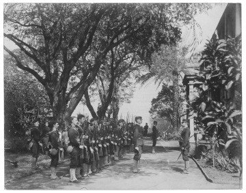 US Naval troops during overthrow of Hawaiian monarchy