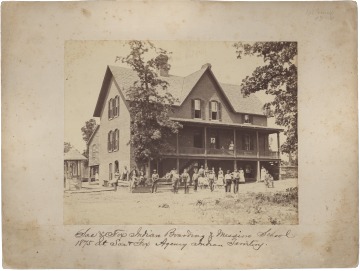Sac and Fox Indian Boarding School and Mission, 1875
