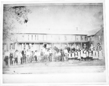 Shawnee boarding school, early 1880s